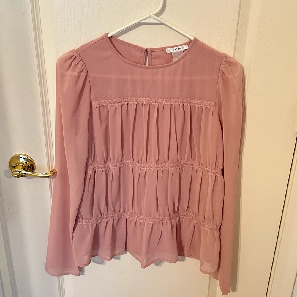PINK BLOUSE WOMENS (MEDIUM)